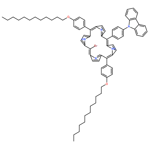 21H,23H-Porphine, 5-bromo-15-[4-(9H-carbazol-9-yl)phenyl]-10,20-bis[4-(dodecyloxy)phenyl]-