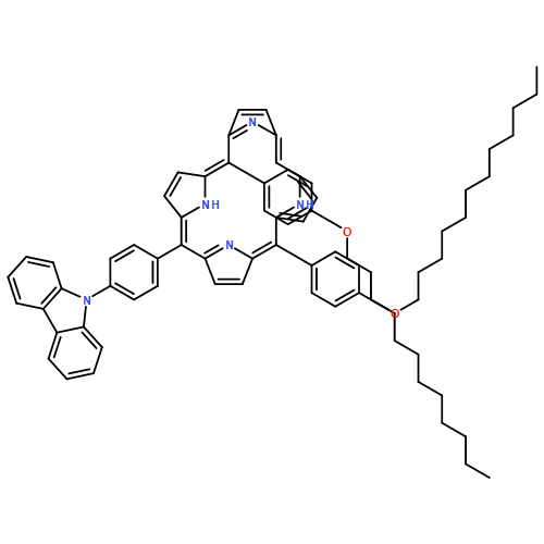 21H,23H-Porphine, 10-[4-(9H-carbazol-9-yl)phenyl]-5,15-bis[4-(dodecyloxy)phenyl]-