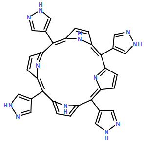 21H,23H-Porphine, 5,10,15,20-tetra-1H-pyrazol-4-yl-