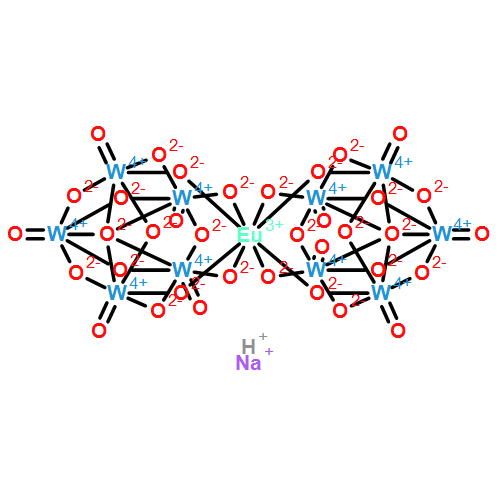 Europate(9-), bis(octa-μ-oxo-μ -oxopentaoxopentatungstate)octa-μ-oxo-, sodium hydrogen (1:7:2)