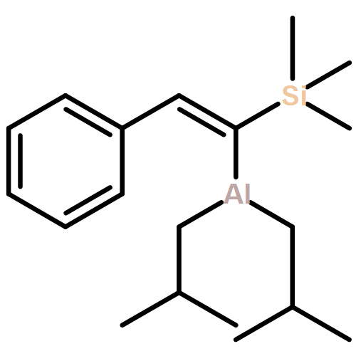 Aluminum, bis(2-methylpropyl)[(1E)-2-phenyl-1-(trimethylsilyl)ethenyl]-