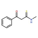 Benzenepropanethioamide, N-methyl-β-oxo-