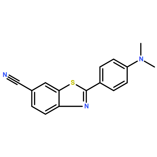 6-Benzothiazolecarbonitrile, 2-[4-(dimethylamino)phenyl]-