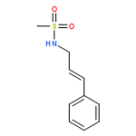 Methanesulfonamide, N-[(2E)-3-phenyl-2-propen-1-yl]-