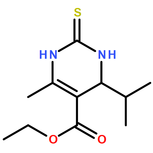 5-Pyrimidinecarboxylic acid,1,2,3,4-tetrahydro-6-methyl-4-(1-methylethyl)-2-thioxo-, ethyl ester