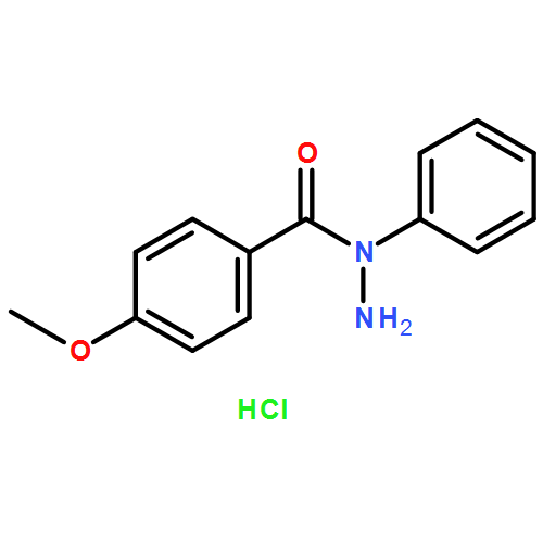 Benzoic acid, 4-methoxy-, 1-phenylhydrazide, hydrochloride (1:1)