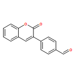 Benzaldehyde, 4-(2-oxo-2H-1-benzopyran-3-yl)-