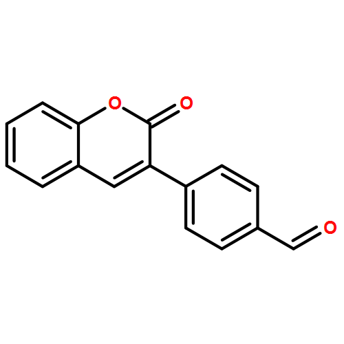 Benzaldehyde, 4-(2-oxo-2H-1-benzopyran-3-yl)-