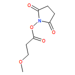 Propanoic acid, 3-methoxy-, 2,5-dioxo-1-pyrrolidinyl ester