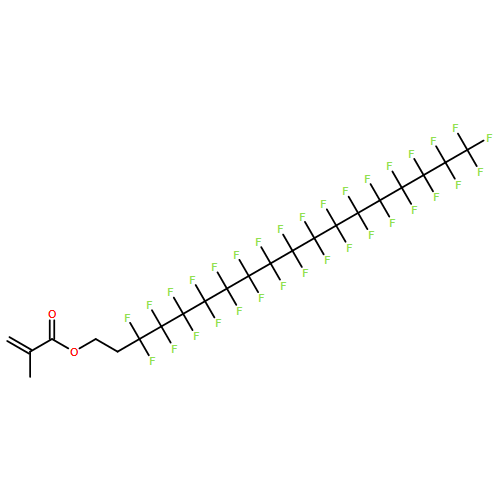 2-Propenoic acid, 2-methyl-, 3,3,4,4,5,5,6,6,7,7,8,8,9,9,10,10,11,11,12,12,13,13,14,14,15,15,16,16,17,17,18,18,18-tritriacontafluorooctadecyl ester 