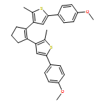 Thiophene, 3,3'-(1-cyclopentene-1,2-diyl)bis[5-(4-methoxyphenyl)-2-methyl-