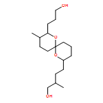 1,7-Dioxaspiro[5.5]undecane-2-butanol, 8-(3-hydroxypropyl)-β,9-dimethyl-, (βS,2S,6S,8R,9S)-