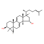 Lanosta-7,9(11),24-triene-3,15-diol, (3β,15α)-