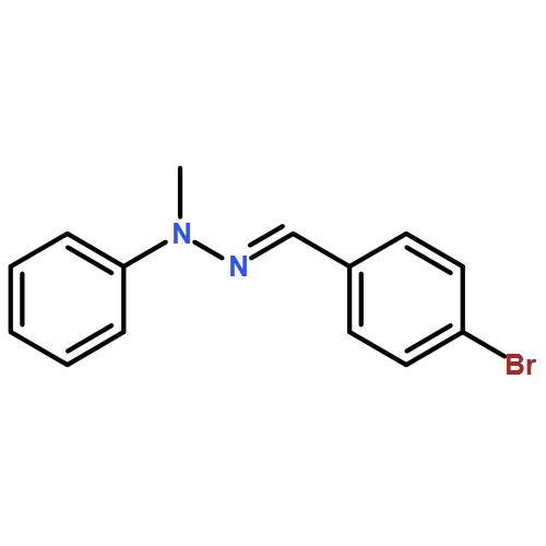 Benzaldehyde, 4-bromo-, 2-methyl-2-phenylhydrazone