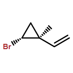 Cyclopropane, 2-bromo-1-ethenyl-1-methyl-, trans- (9CI)