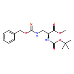 L-Alanine, N-[(1,1-dimethylethoxy)carbonyl]-3-[[(phenylmethoxy)carbonyl]amino]-, methyl ester