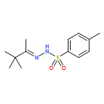 Benzenesulfonic acid, 4-methyl-, (2E)-(1,2,2-trimethylpropylidene)hydrazide