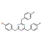 1,3,5-Triazine, 2,4,6-tris[(4-bromophenyl)methyl]-