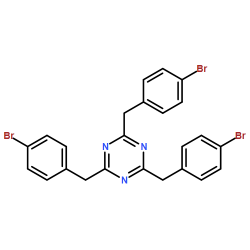 1,3,5-Triazine, 2,4,6-tris[(4-bromophenyl)methyl]-