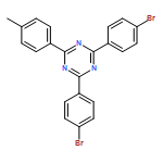 1,3,5-Triazine, 2,4-bis(4-bromophenyl)-6-(4-methylphenyl)-