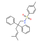 Benzenesulfonamide, 4-methyl-N-(5-methyl-2,2-diphenyl-4-hexen-1-yl)-