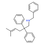 Benzeneethanamine, β-(3-methyl-2-buten-1-yl)-β-phenyl-N-(phenylmethyl)-