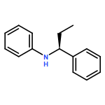 Benzenemethanamine, α-ethyl-N-phenyl-, (αS)-