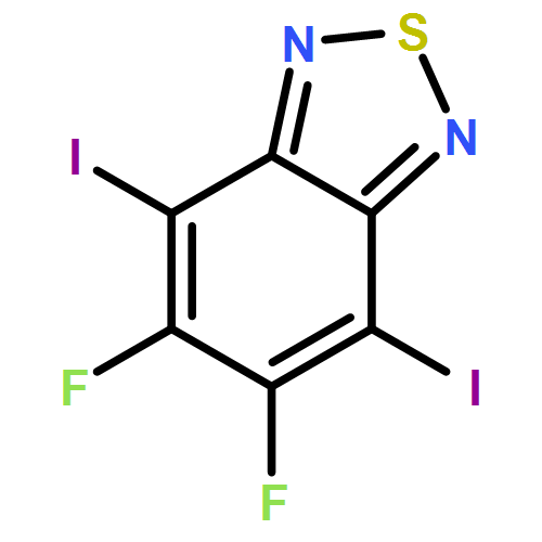 2,1,3-Benzothiadiazole, 5,6-difluoro-4,7-diiodo-