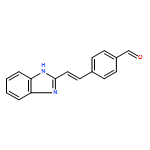 Benzaldehyde, 4-[(1E)-2-(1H-benzimidazol-2-yl)ethenyl]-