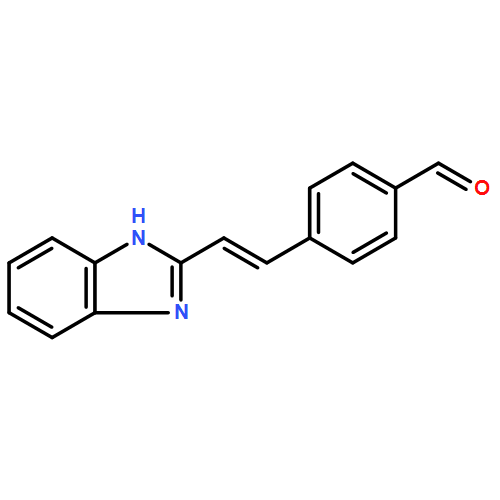 Benzaldehyde, 4-[(1E)-2-(1H-benzimidazol-2-yl)ethenyl]-