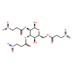 α-D-Glucopyranose, 2,3,6-tris(3-nitropropanoate)