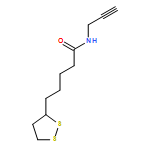 1,2-Dithiolane-3-pentanamide, N-2-propyn-1-yl-