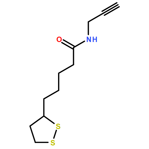 1,2-Dithiolane-3-pentanamide, N-2-propyn-1-yl-