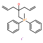 Phosphonium, [2-hydroxy-2-(2-propen-1-yl)-4-penten-1-yl]methyldiphenyl-, iodide (1:1)