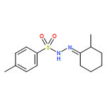 Benzenesulfonic acid, 4-methyl-, (2E)-2-(2-methylcyclohexylidene)hydrazide