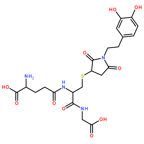 Glycine, L-γ-glutamyl-S-[1-[2-(3,4-dihydroxyphenyl)ethyl]-2,5-dioxo-3-pyrrolidinyl]-L-cysteinyl-