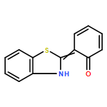 2,4-Cyclohexadien-1-one, 6-(2(3H)-benzothiazolylidene)-