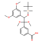 Benzoic acid, 3-[2-(3,5-dimethoxyphenyl)-2-[[(1,1-dimethylethyl)dimethylsilyl]oxy]-1,1-dimethoxyethyl]-