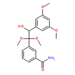 Benzamide, 3-[2-(3,5-dimethoxyphenyl)-2-hydroxy-1,1-dimethoxyethyl]-