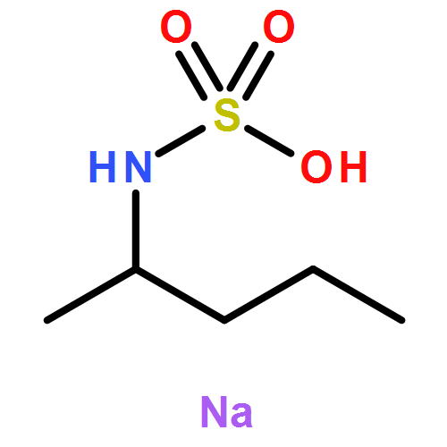 Sulfamic acid, N-(1-methylbutyl)-, sodium salt (1:1)