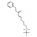 4-Octen-3-one, 8-[[(1,1-dimethylethyl)dimethylsilyl]oxy]-1-phenyl-, (4E)-