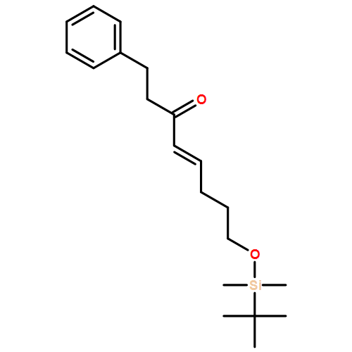 4-Octen-3-one, 8-[[(1,1-dimethylethyl)dimethylsilyl]oxy]-1-phenyl-, (4E)-