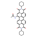 Acetamide, N-(2,9-dicyclohexyl-1,2,3,8,9,10-hexahydro-1,3,8,10-tetraoxoanthra[2,1,9-def:6,5,10-d'e'f']diisoquinolin-5-yl)-