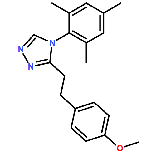 4H-1,2,4-Triazole, 3-[2-(4-methoxyphenyl)ethyl]-4-(2,4,6-trimethylphenyl)-