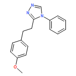 4H-1,2,4-Triazole, 3-[2-(4-methoxyphenyl)ethyl]-4-phenyl-