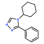 4H-1,2,4-Triazole, 4-cyclohexyl-3-phenyl-