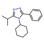 4H-1,2,4-Triazole, 4-cyclohexyl-3-(1-methylethyl)-5-phenyl-