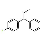 Benzene, 1-fluoro-4-(1-phenylpropyl)-