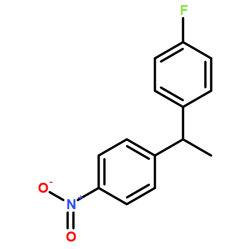 Benzene, 1-fluoro-4-[1-(4-nitrophenyl)ethyl]-