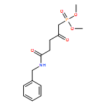 Phosphonic acid, P-[2,5-dioxo-5-[(phenylmethyl)amino]pentyl]-, dimethyl ester